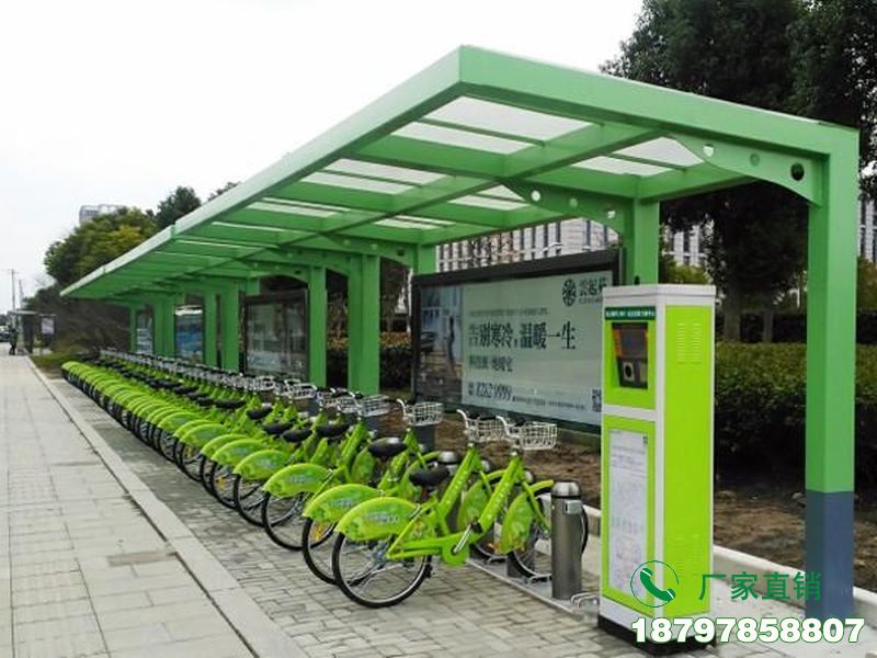 江达县城市共享自行车服务亭