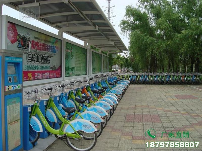 昌都县智能共享自行车停放棚